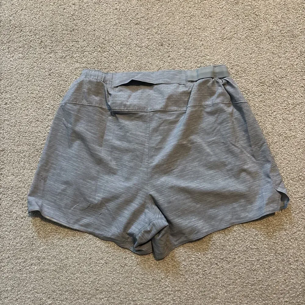 Lululemon Surge Shorts Mens Sz Small Gray 4” Inseam Lined Athletic Training Gym